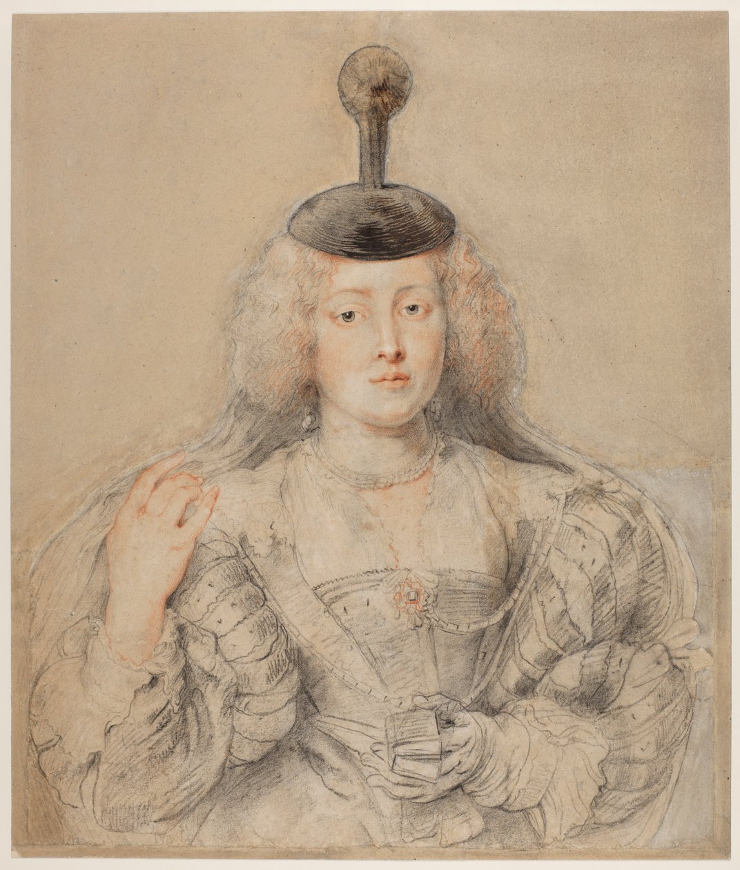 Helena Fourment, rundt 1630 - 1631 av Peter Paul Rubens