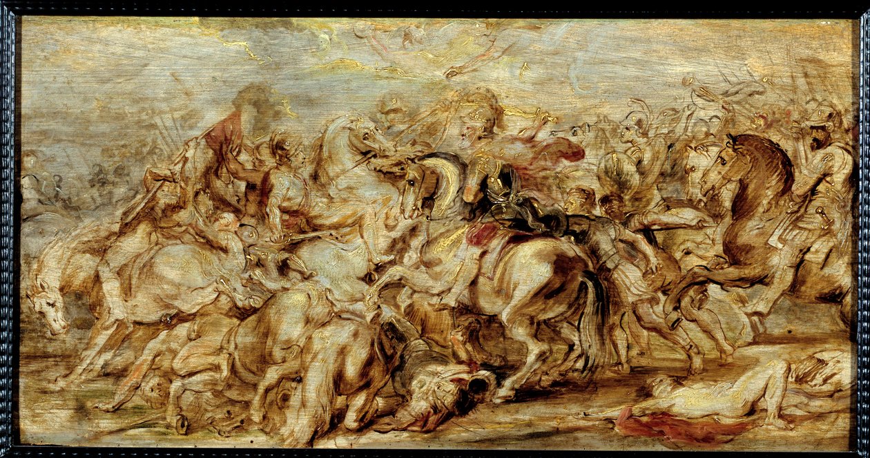 Henry IV har slaget ved Ivry av Peter Paul Rubens