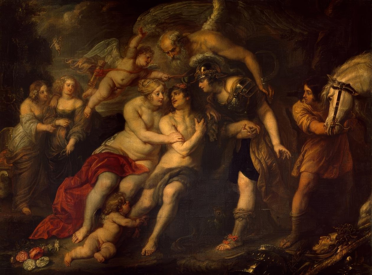 Hercules ved veiskillet av Peter Paul Rubens