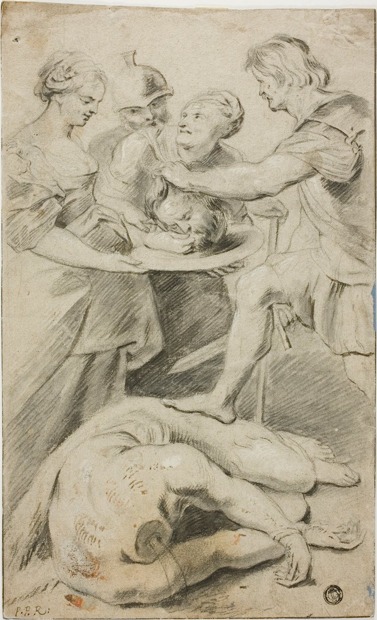 Herodias mottar hodet til døperen Johannes av Peter Paul Rubens