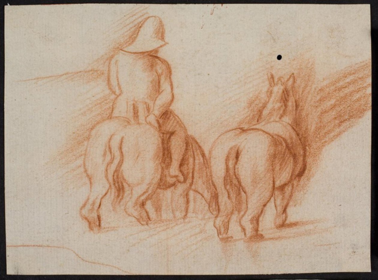 Pferde und Reiter aus "Der verlorene Sohn" av Peter Paul Rubens