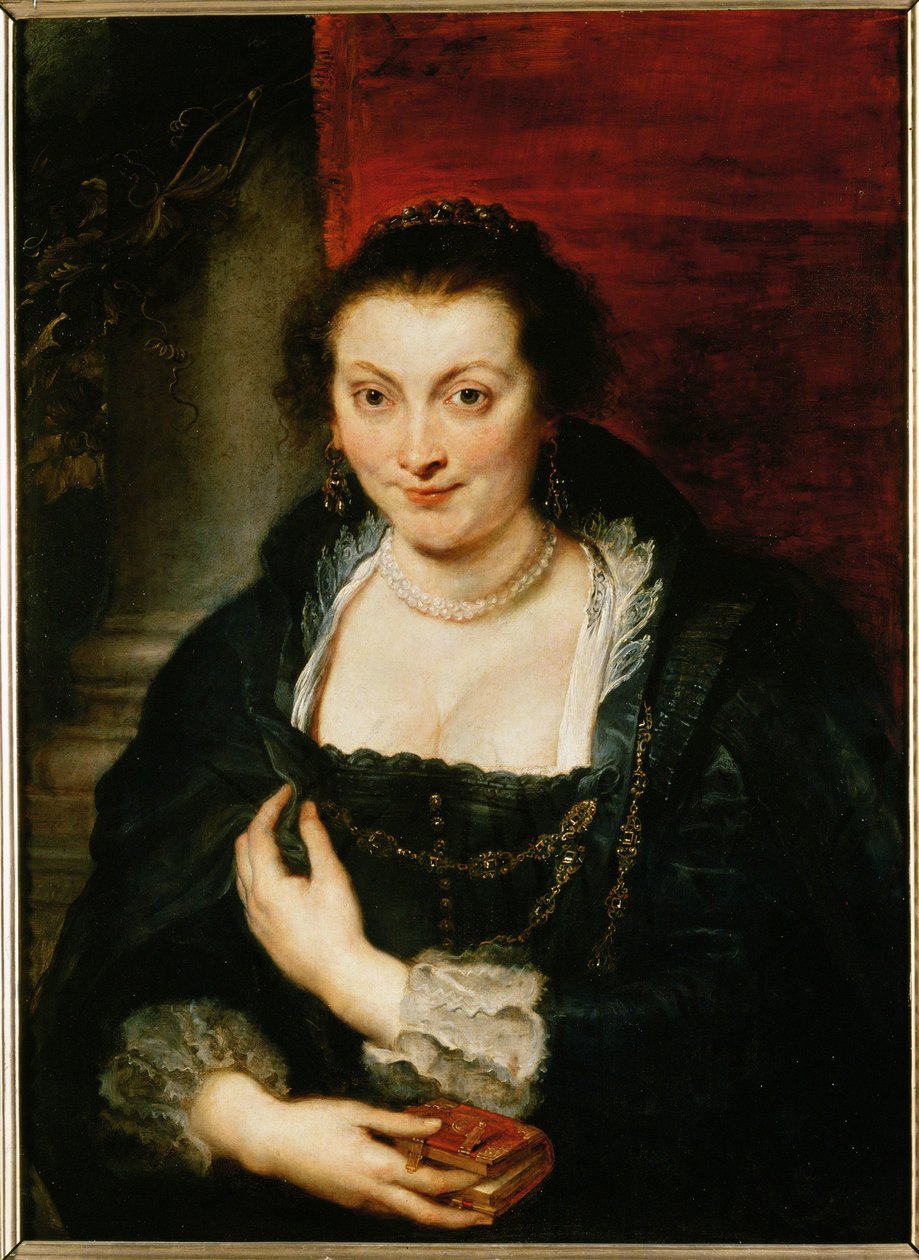 Isabella Brant (maleri på tre) av Peter Paul Rubens