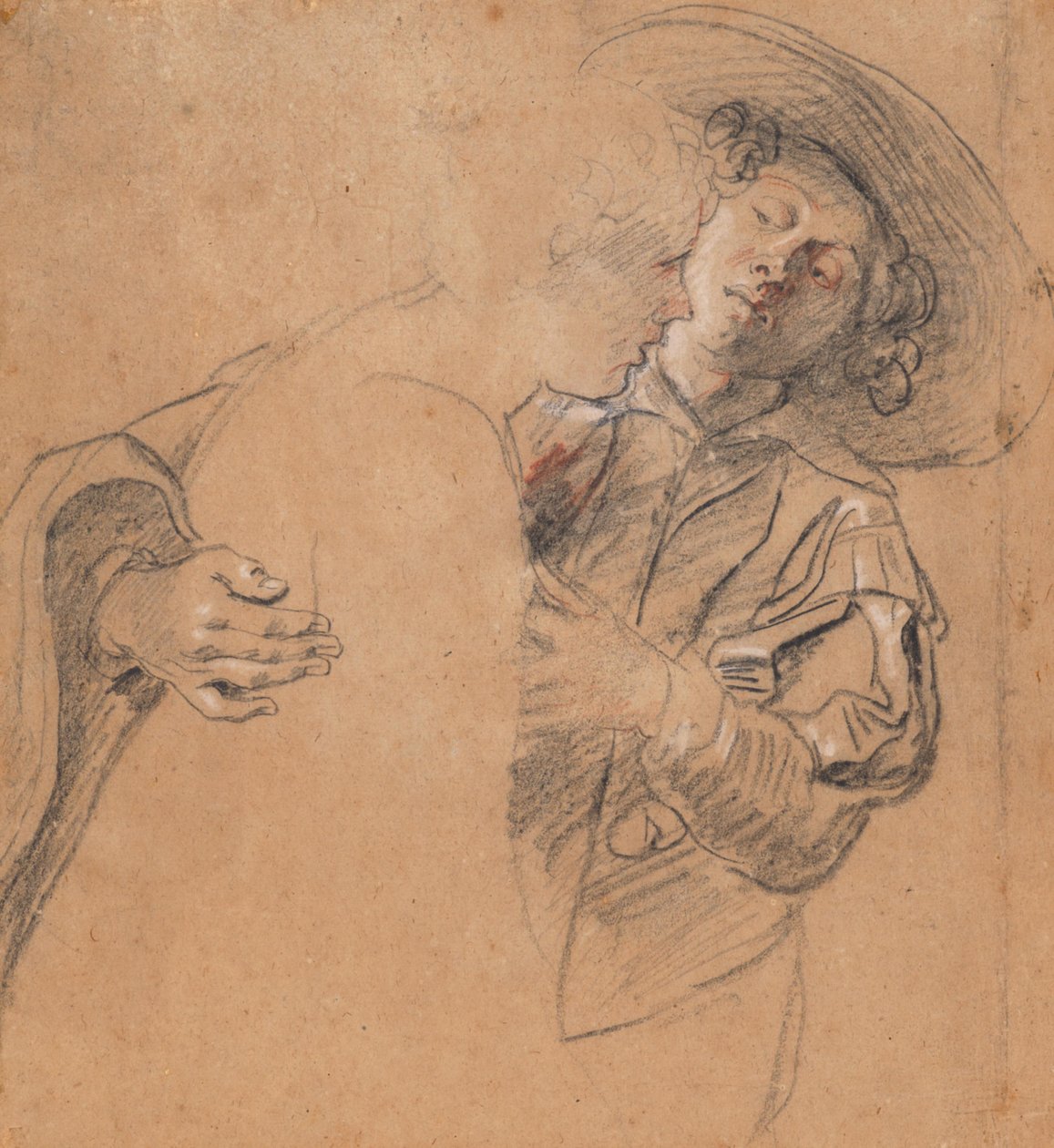 En ung mann som omfavner en ung kvinne av Peter Paul Rubens