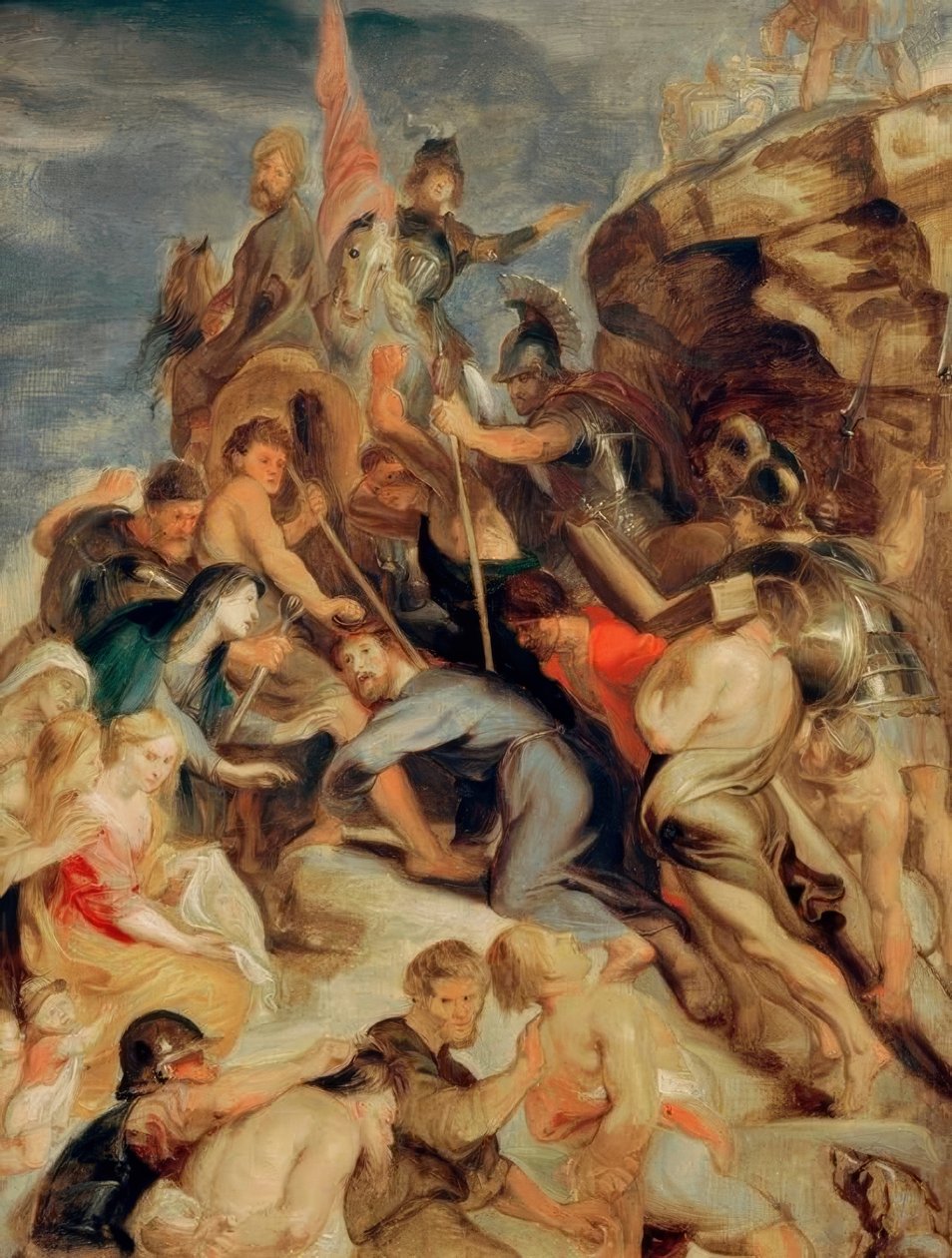 Å bære korset av Peter Paul Rubens