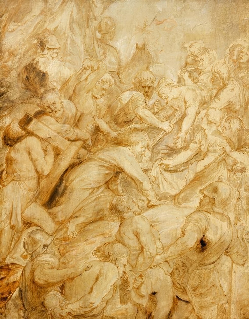 Å bære korset av Peter Paul Rubens