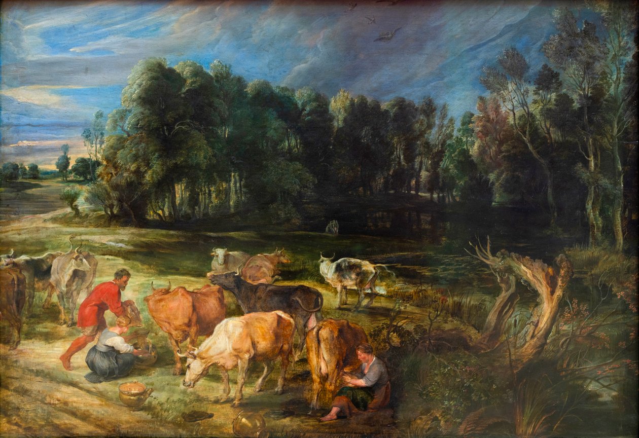 Landskap med kveg av Peter Paul Rubens
