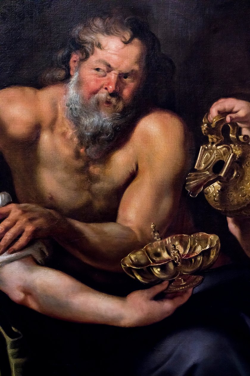 Lot og døtrene hans, ca. 1610 (olje på lerret) av Peter Paul Rubens