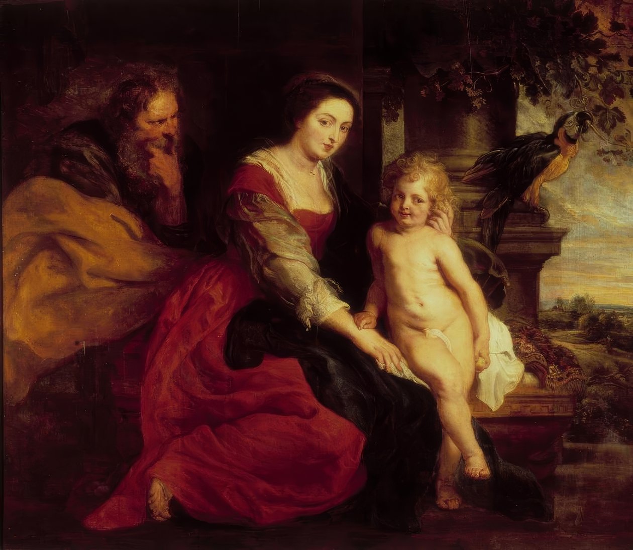 Madonna med papegøyen av Peter Paul Rubens