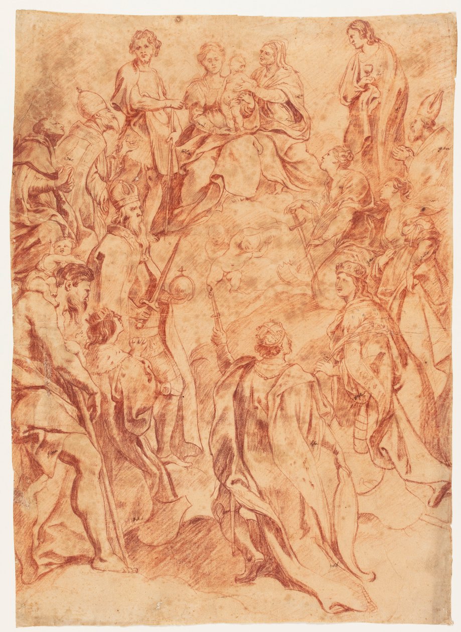 Maria mit dem Kind und Heiligen av Peter Paul Rubens