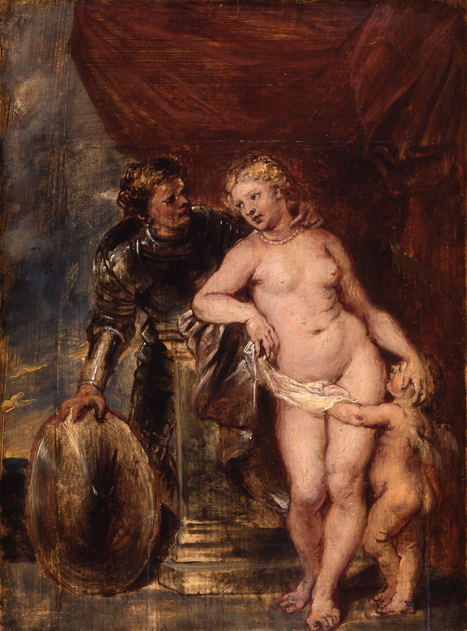 Mars, Venus og Amor av Peter Paul Rubens