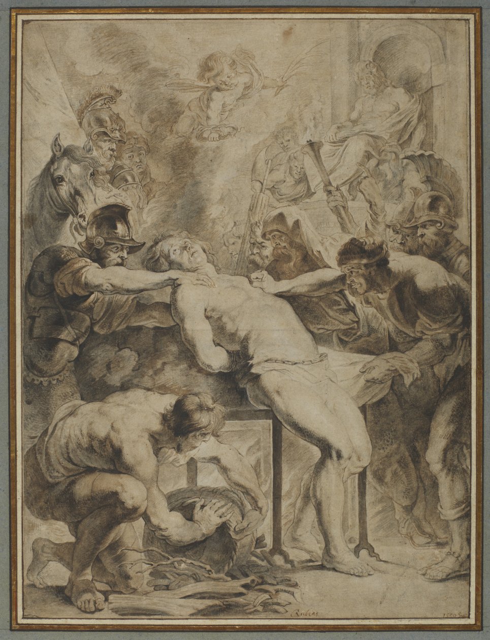 Martyrium av Saint Lawrence, 1550 av Peter Paul Rubens