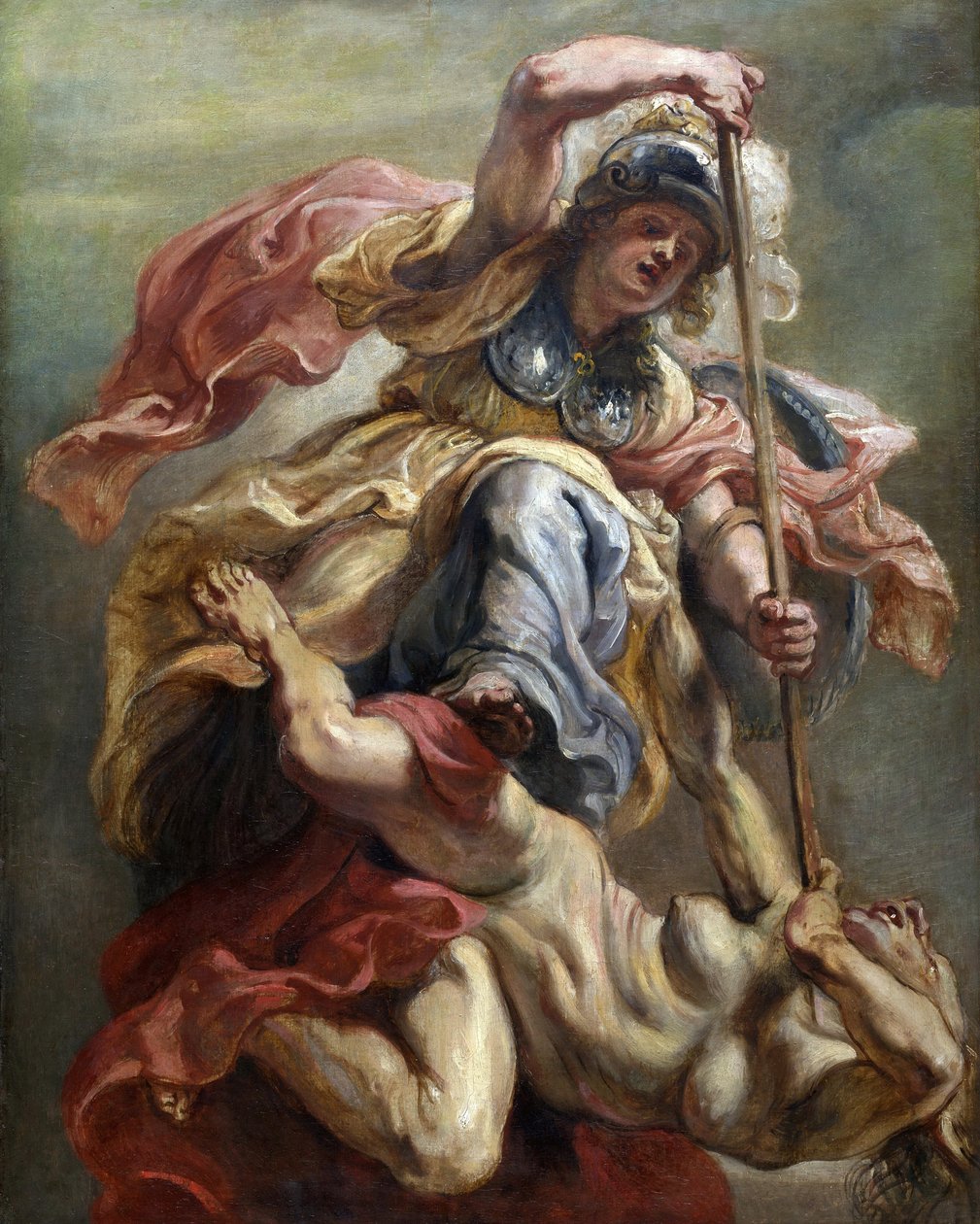 Minerva som Wisdom Conquering Sedition, mellom 1632 og 1634. av Peter Paul Rubens