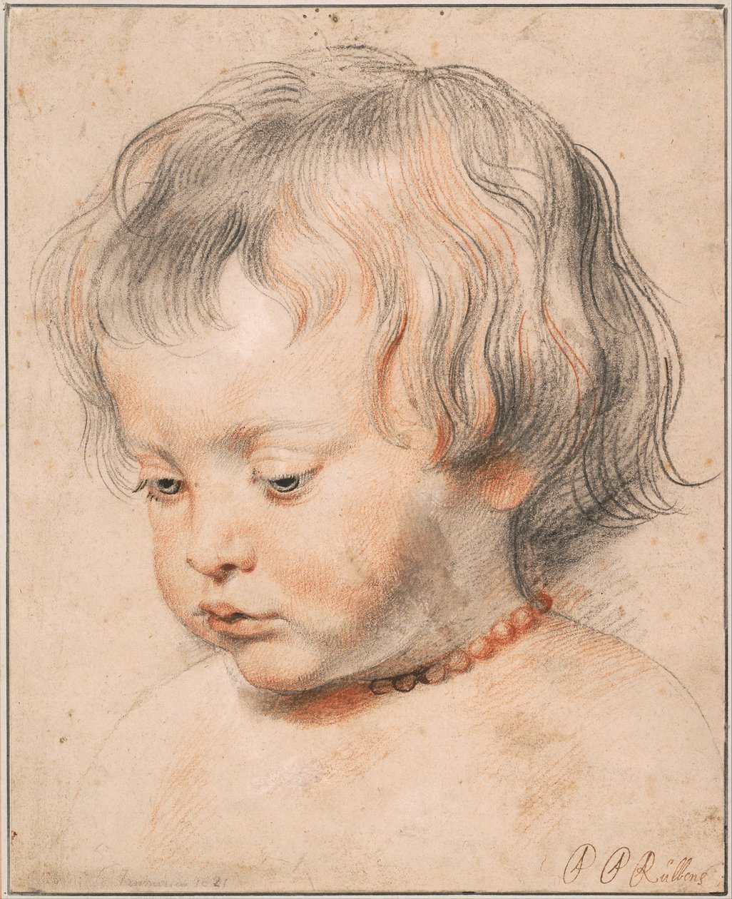 Nicolaas Rubens iført et korallkjede, ca 1619 av Peter Paul Rubens