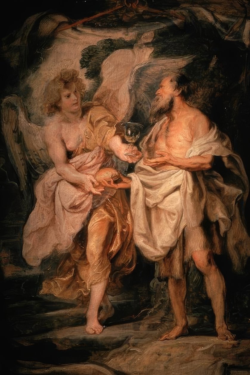 P.P. Rubens, Elias og engelen av Peter Paul Rubens