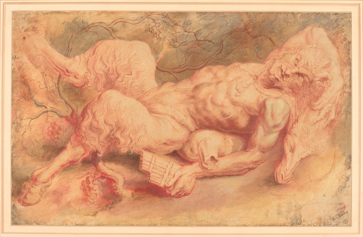 Pan Reclining, evt. ca. 1610. av Peter Paul Rubens