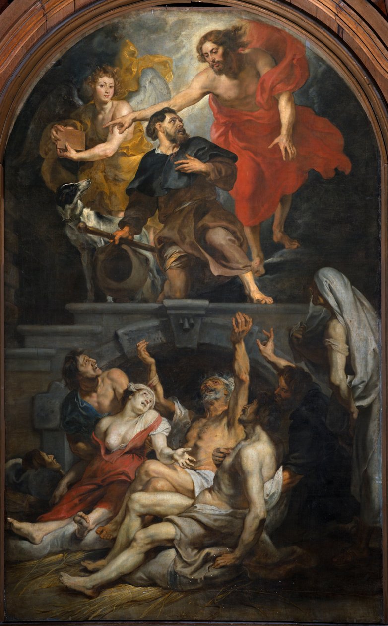 Sognekirke (Saint Martin Parish Church). maleri. Peter Paul Rubens. av Peter Paul Rubens