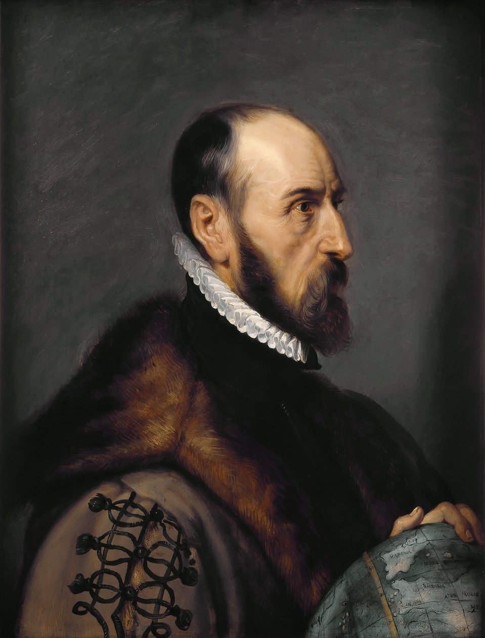 Portrett av Abraham Ortelius 1527-1598, 1633. av Peter Paul Rubens
