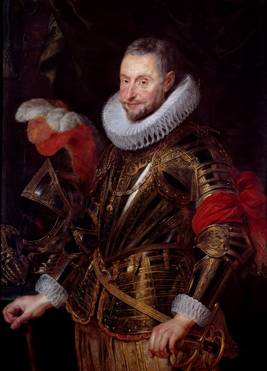 Portrett av Ambrose Spinola (1569-1630) Markis av Sesto og Venafro ridder av det gylne skinn Maleri av Peter Paul (Pierre-Paul) Rubens (eller Peter Paul eller Petrus Paulus) (1577-1640) Praha 1600-tallet, Nasjonalgalleriet - Portrett av Ambrose Spinola (1 av Peter Paul Rubens