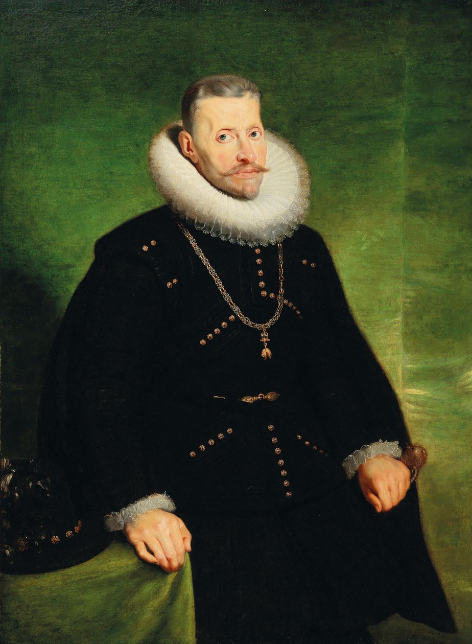 Portrett av erkehertug Albert av Østerrike 1559-1621. av Peter Paul, Rubens