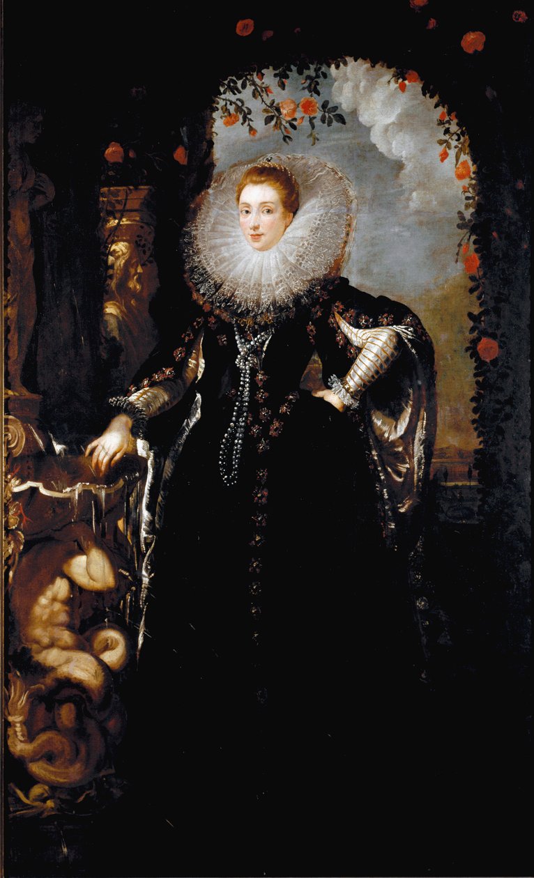 Portrett av Giovanna Spinola Pavese (olje på lerret av Peter Paul Rubens