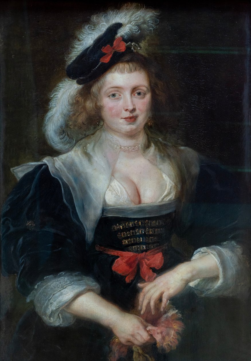 Portrett av Helena Fourment av Peter Paul Rubens