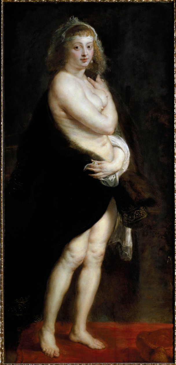 Portrett av Helena Fourment, også kalt liten pelisse. (Maleri av Peter Paul Rubens