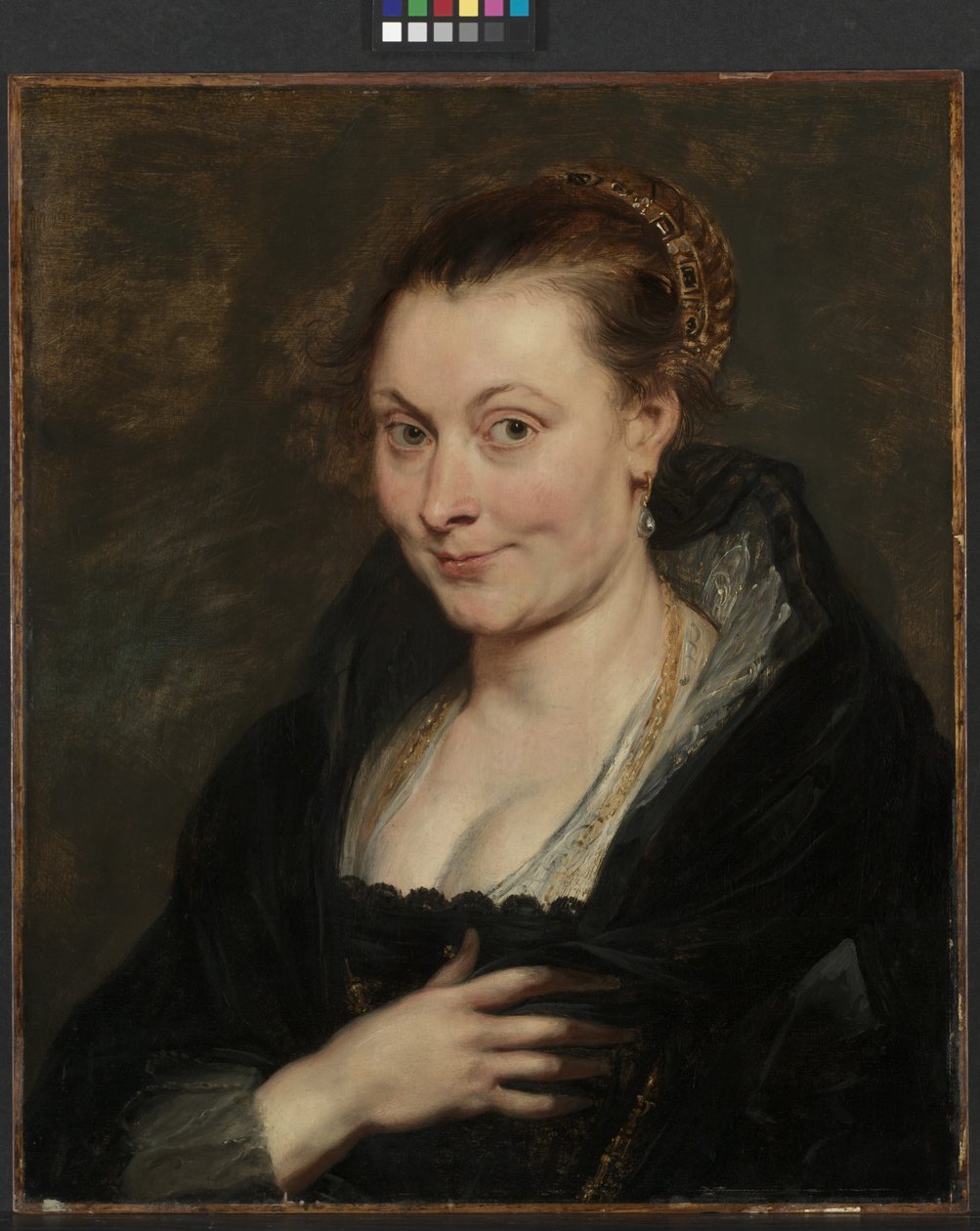 Portrett av Isabella Brant, ca. 1620-25 av Peter Paul Rubens