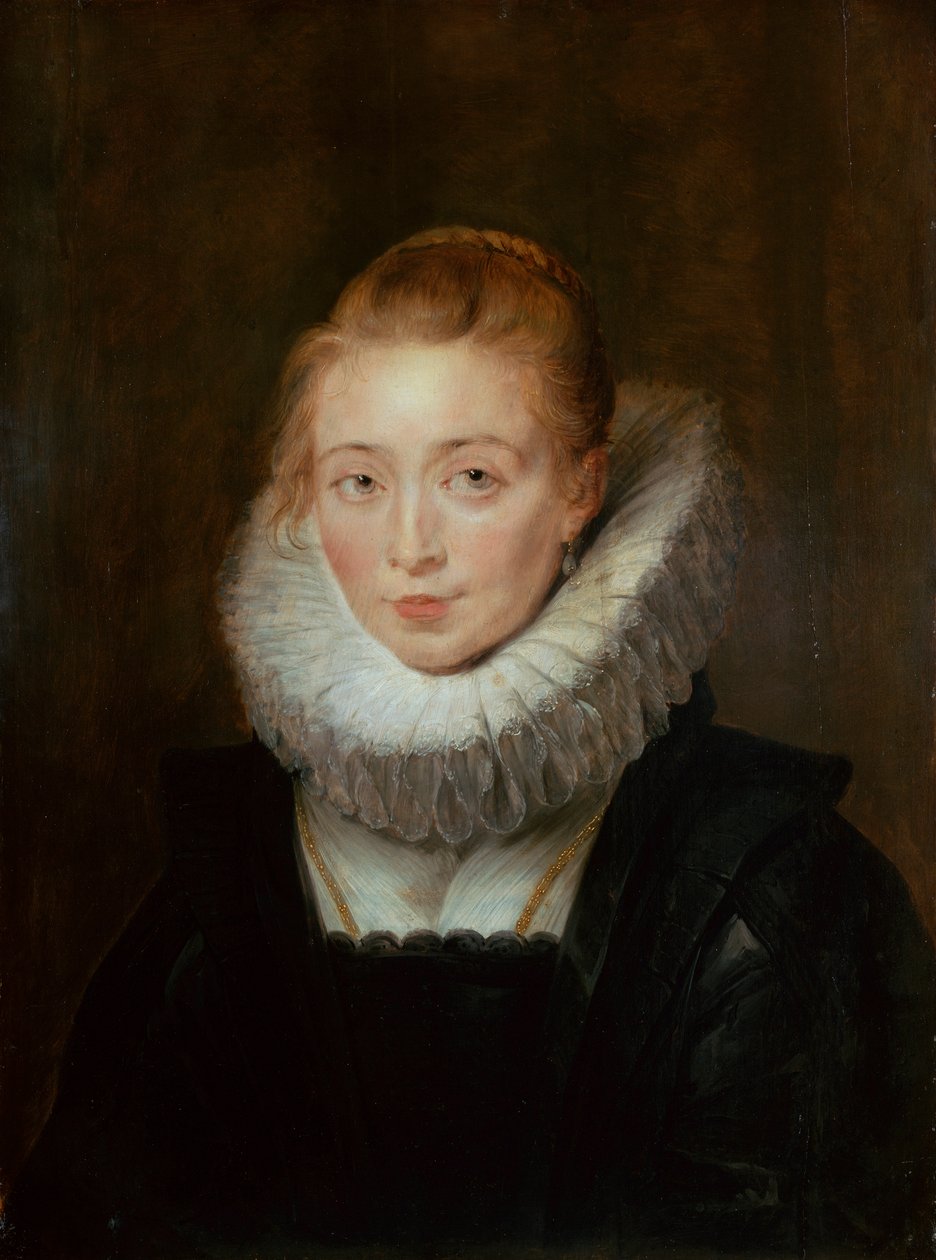 Portrett av Lady-in-Waiting til Infanta Isabella, 1620-tallet. av Peter Paul Rubens