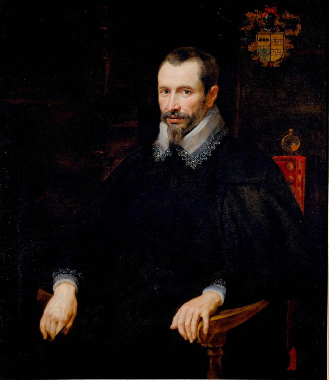Portrett av Niccolo Pallavicino Maleri av Pierre Paul (Pierre-Paul) Rubens (eller Peter Paul eller Petrus Paulus) (1577-1640) 1604-1608 Søn. 105x92 cm Privat samling av Peter Paul Rubens