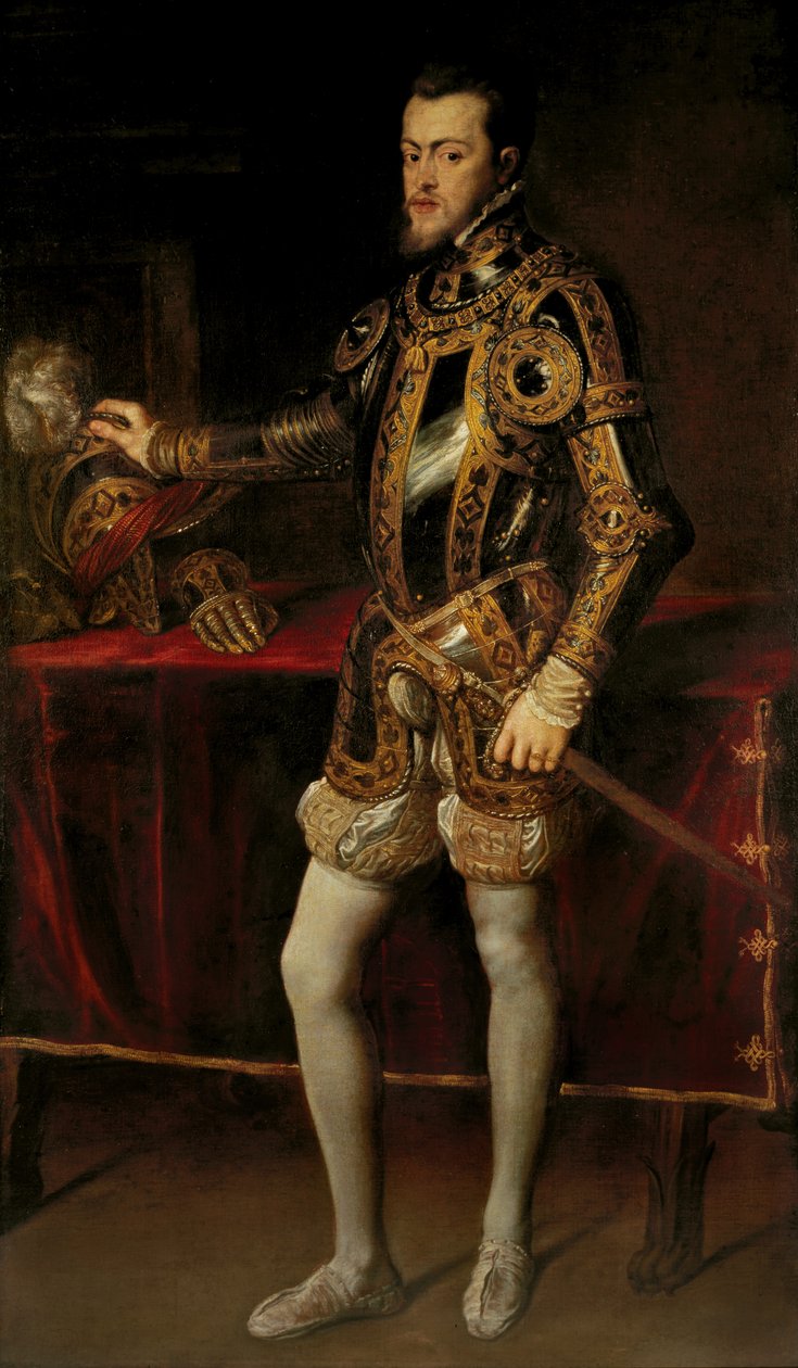 Portrett av Filip II, konge av Spania, da prins, ca. 1628-29 (olje på lerret) av Peter Paul Rubens