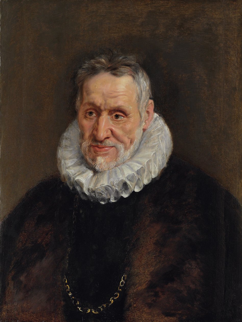 Portrett av en skjeggete mann av Peter Paul Rubens