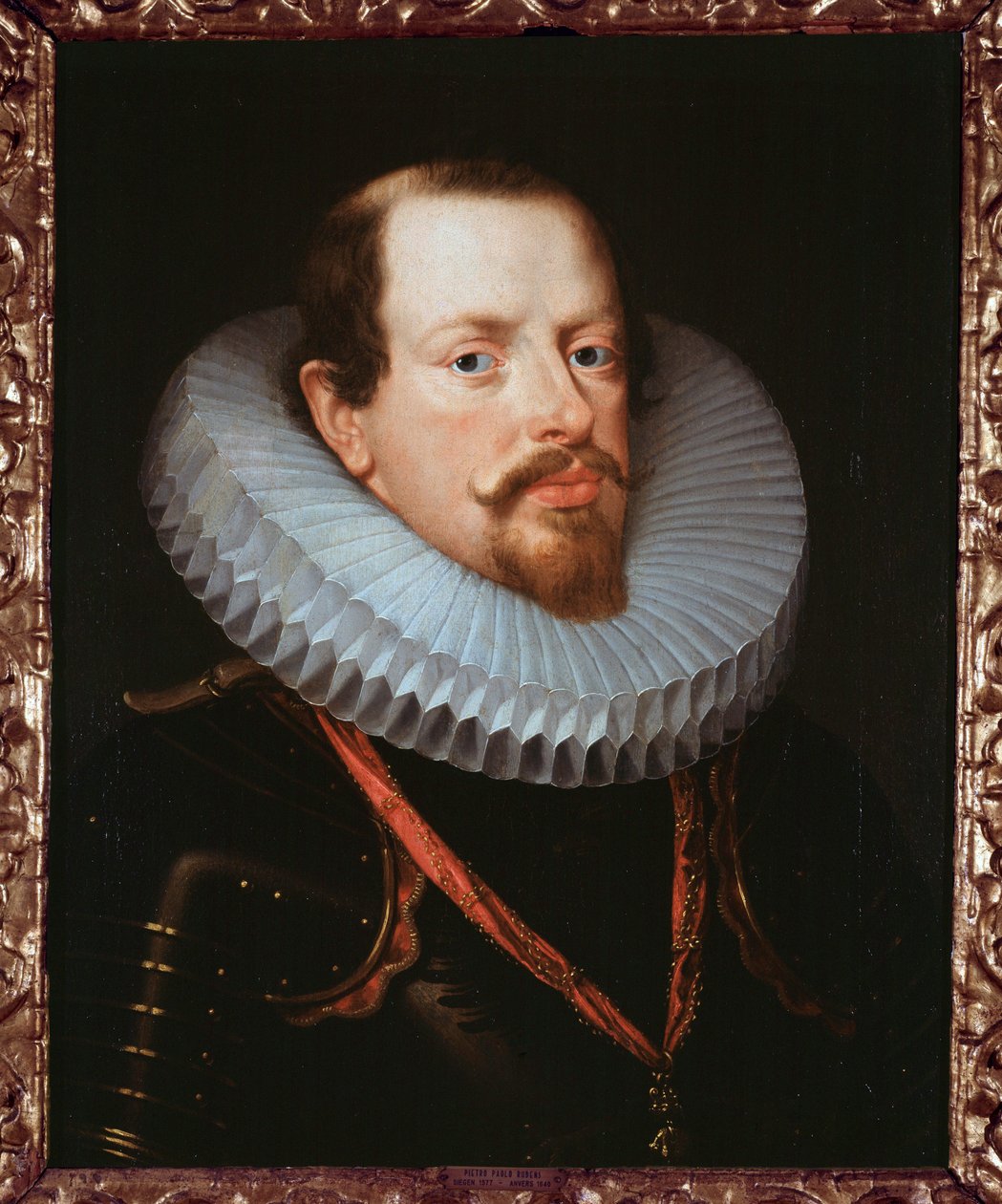 Portrett av en flamsk herre med ruff (olje på lerret) av Peter Paul Rubens