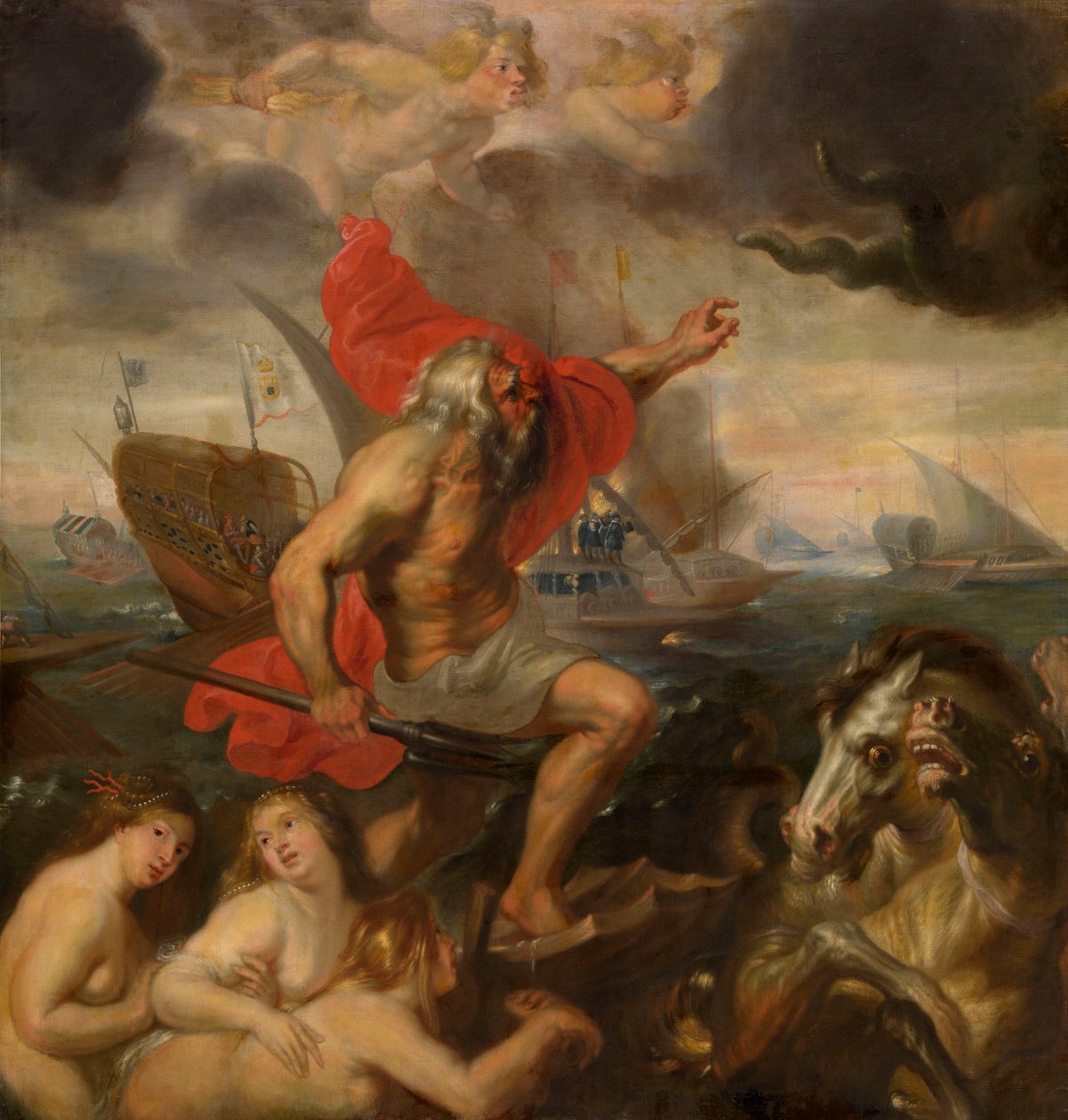 Quos Ego - Neptun roer stormen av Peter Paul Rubens