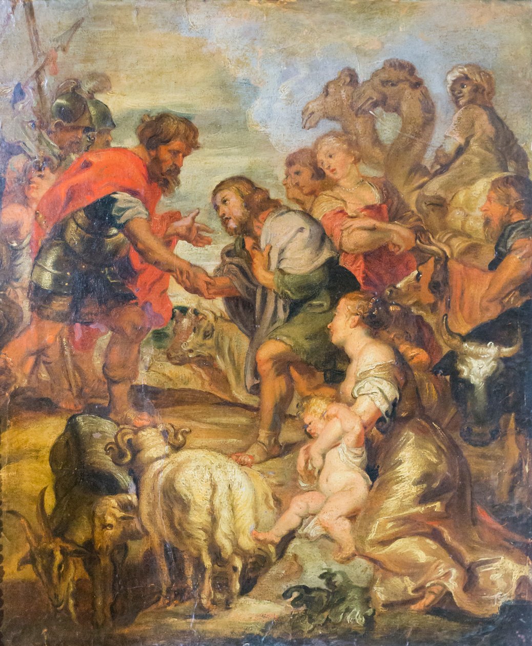 Forsoning mellom Esau og Jakob av Peter Paul Rubens
