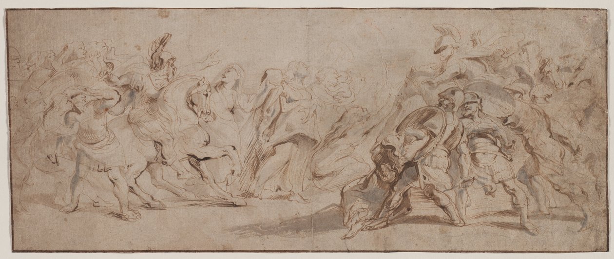 Forsoning av romerne og sabinerne (recto) av Peter Paul Rubens