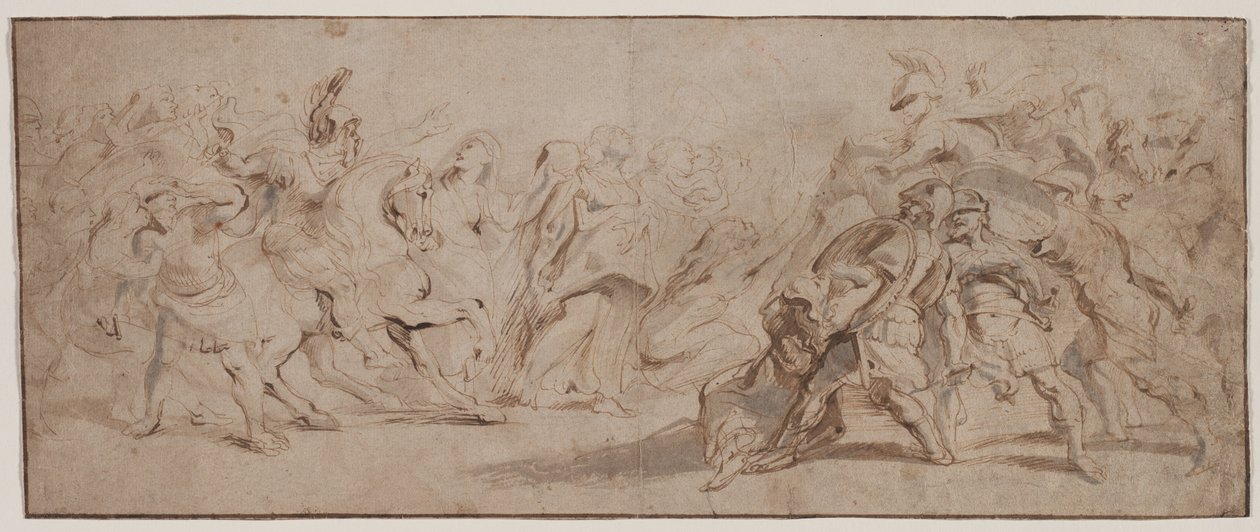 Forsoning av romerne og sabinerne, ca. 163235. av Peter Paul Rubens