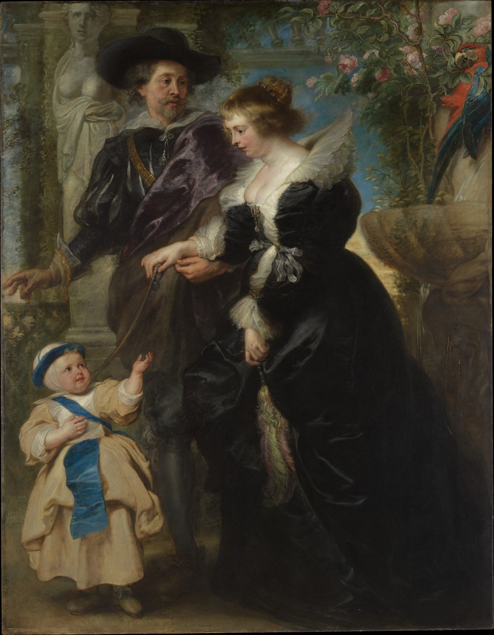 Rubens, Helena Fourment (1614-1673) og deres sønn Frans (1633-1678) av Peter Paul Rubens