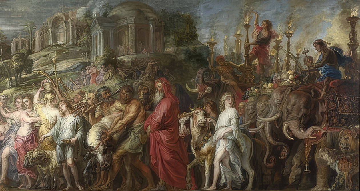 romersk triumf. Rundt 1630 av Peter Paul Rubens