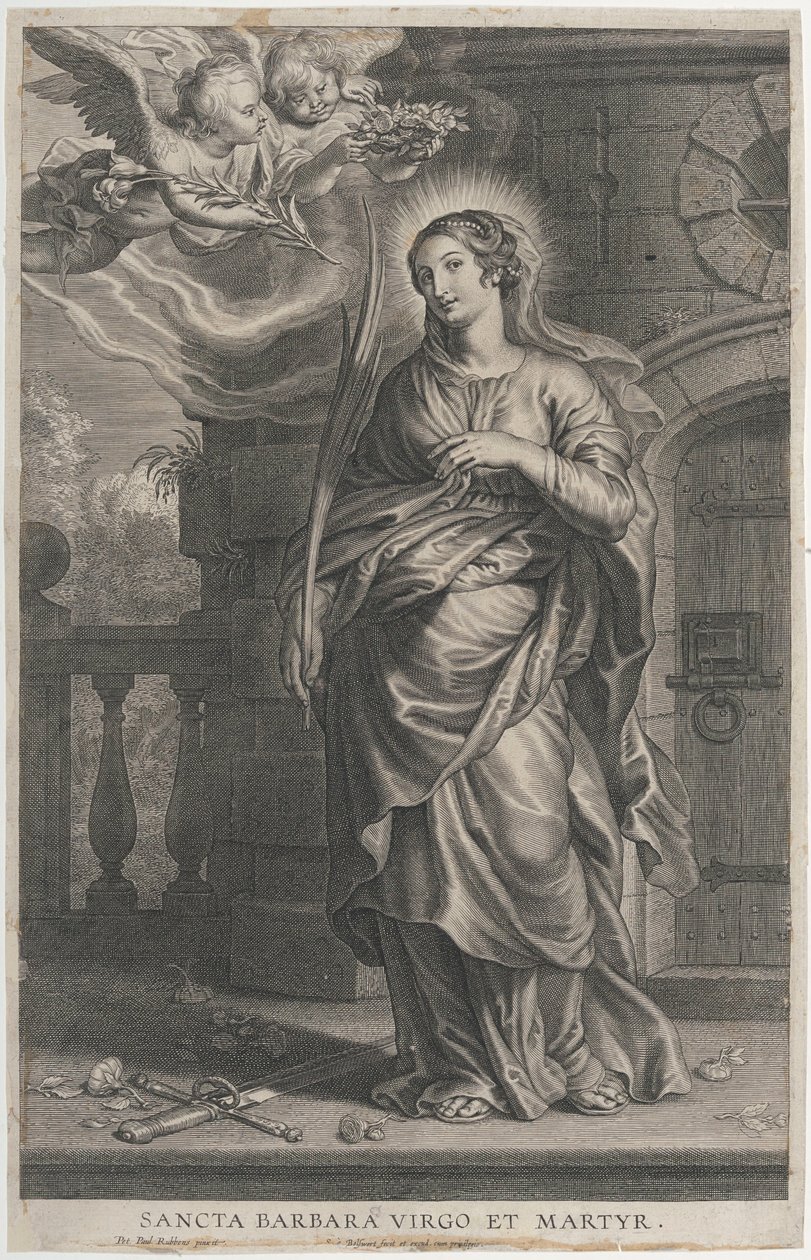 Den hellige Barbara av Peter Paul Rubens