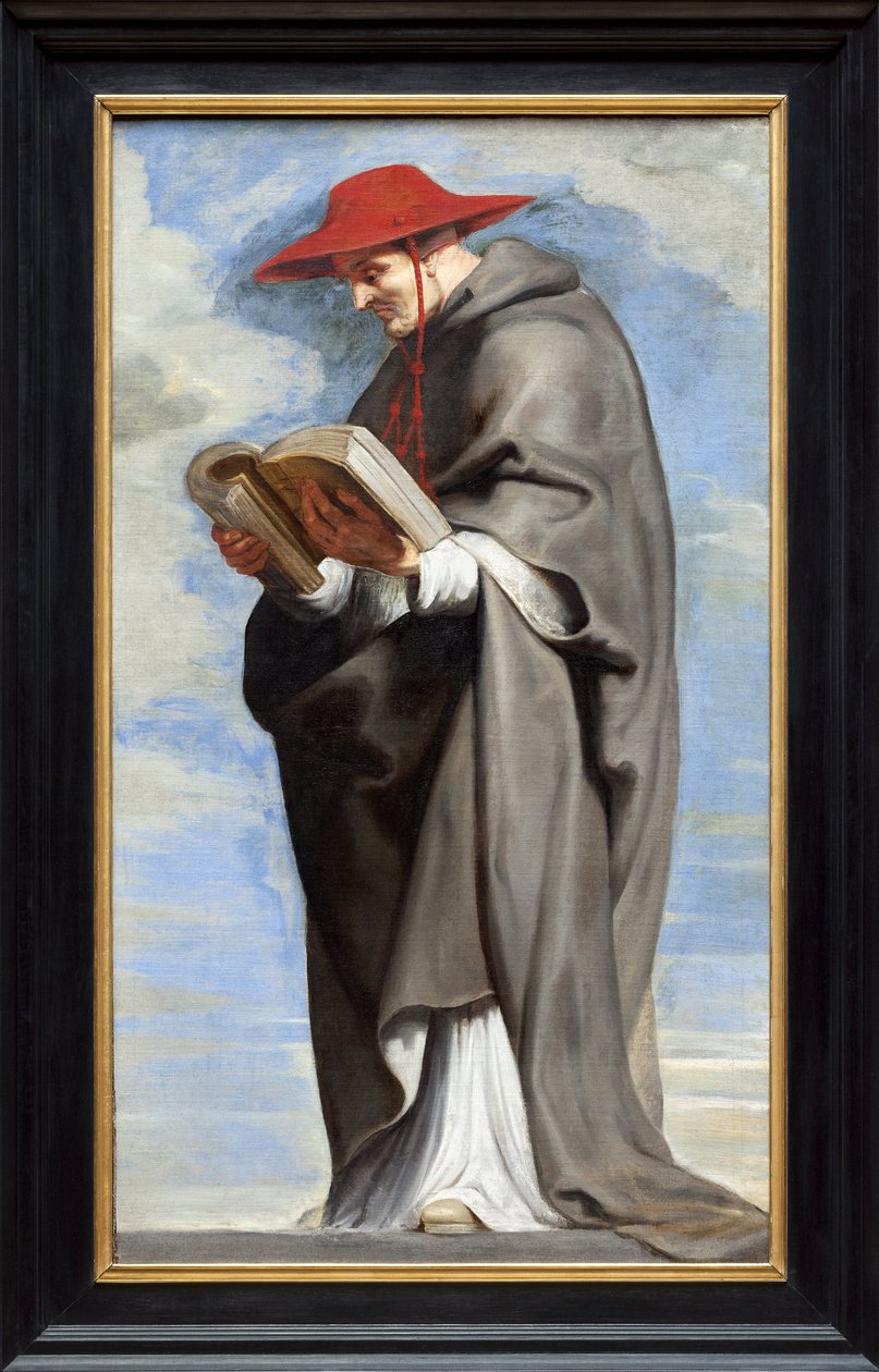 Saint Bonaventure (olje på lerret) av Peter Paul Rubens