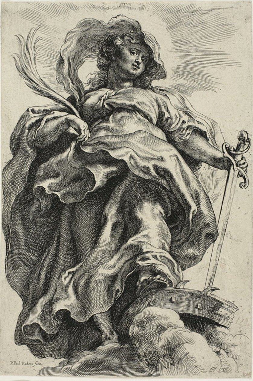 Den hellige Katarina av Alexandria av Peter Paul Rubens