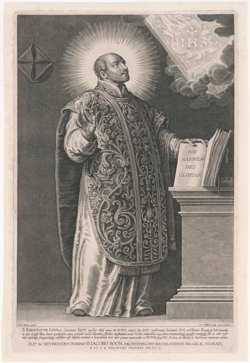 Den hellige Ignatius av Loyola av Peter Paul Rubens