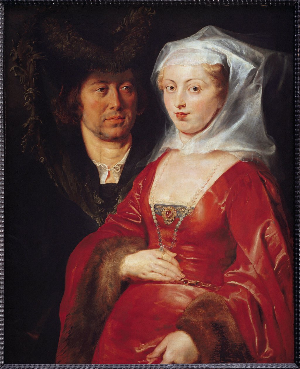 Saint Pepin de Landen og hans datter Saint Begge (maleri av Peter Paul Rubens
