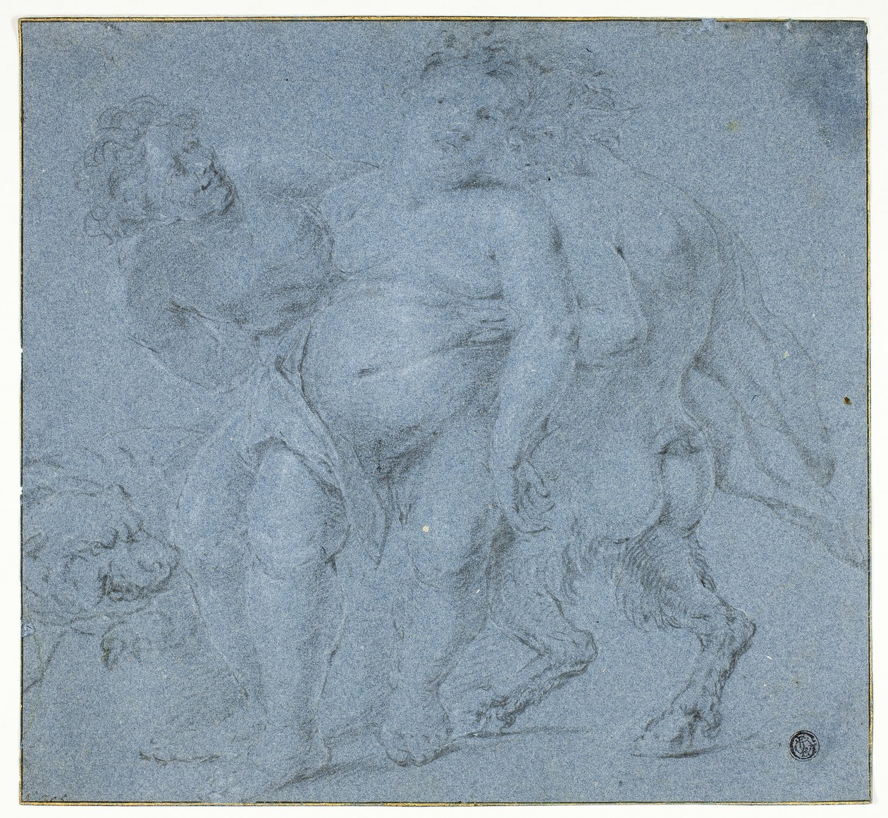 Silenus støttet av to satyrer av Peter Paul Rubens