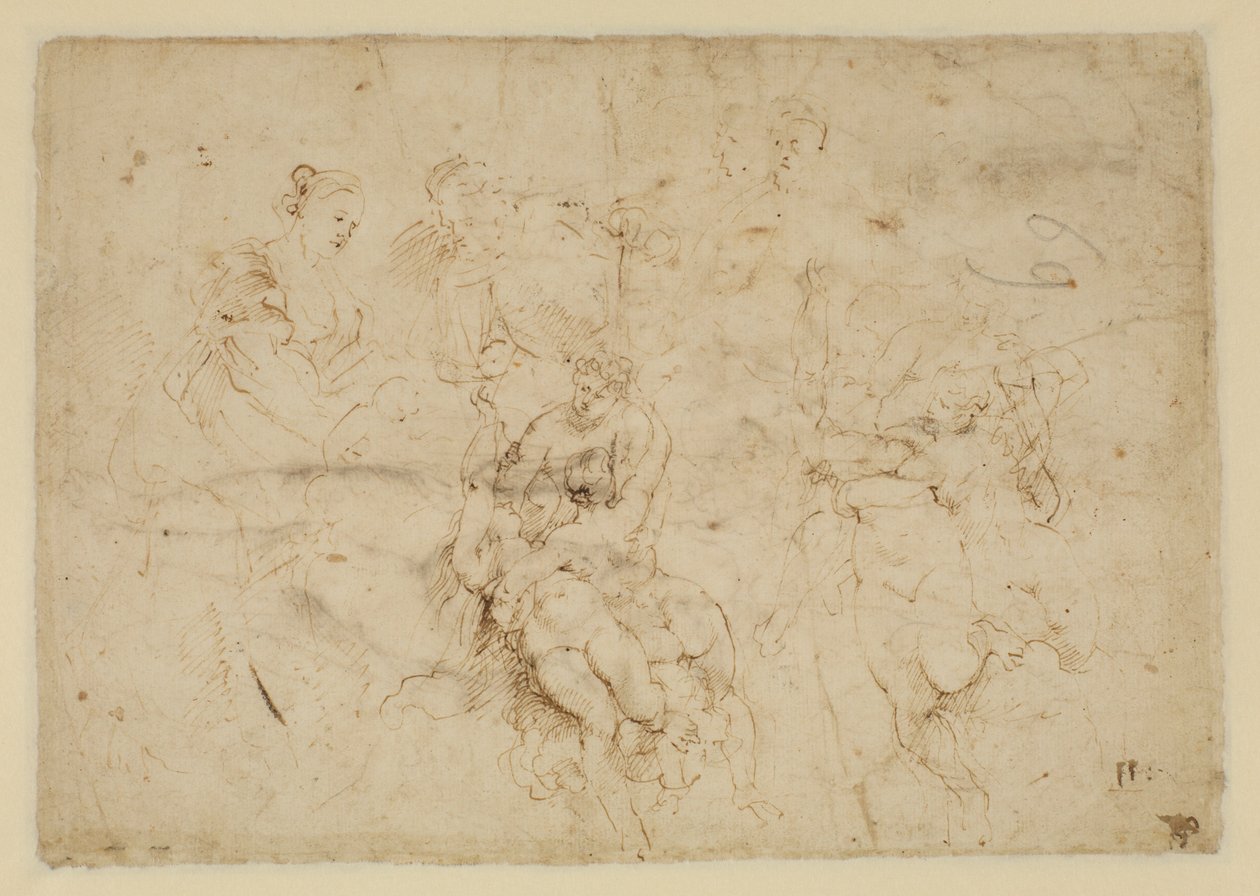 Sovende nymfer av Peter Paul Rubens