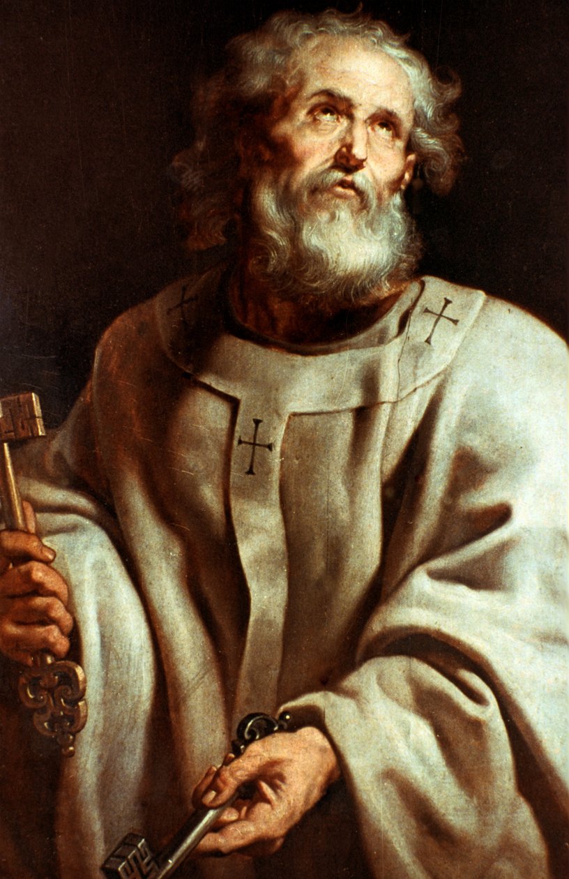 St Peter, ca. 1611 (olje på lerret) av Peter Paul Rubens