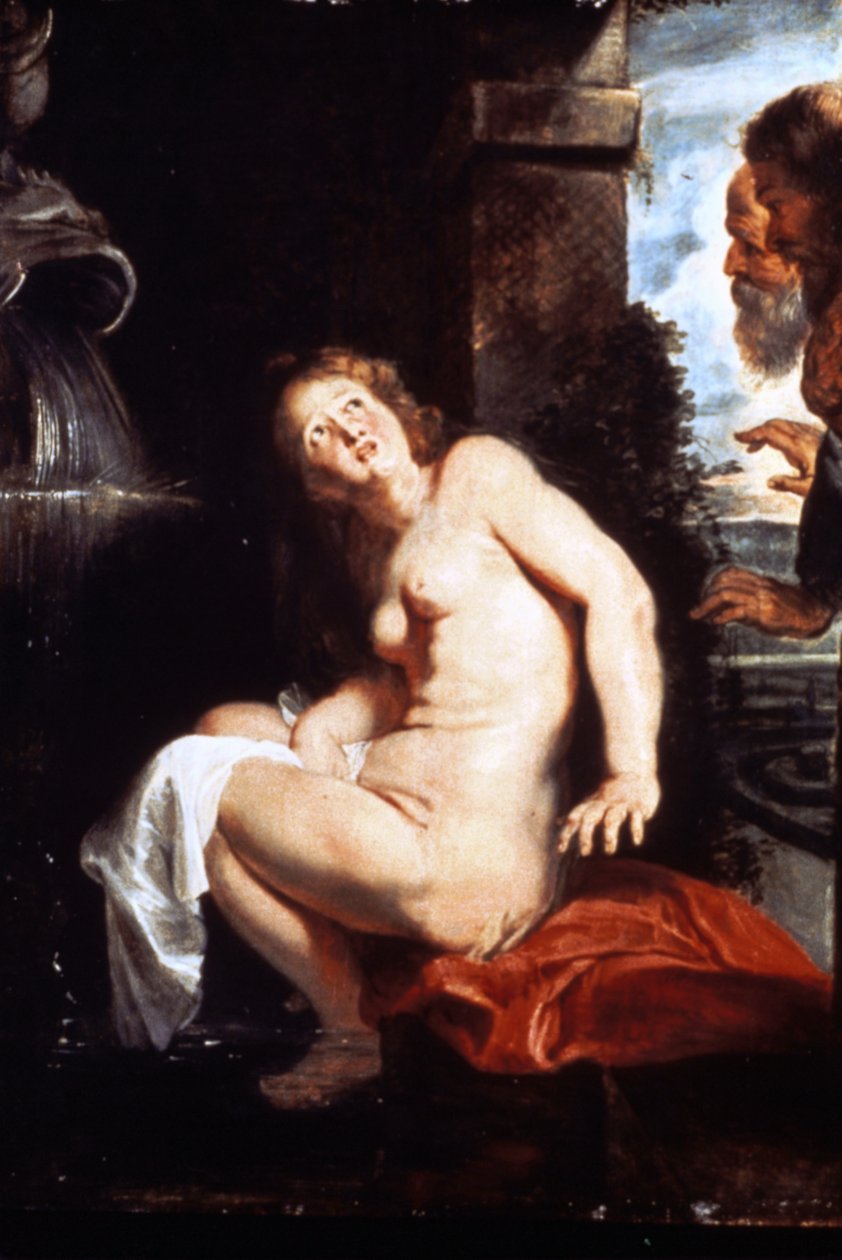 Susanna And The Elders, ca. 1614 (olje på lerret) av Peter Paul Rubens