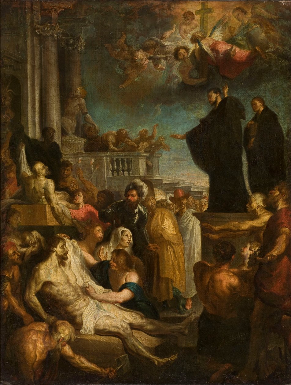 Den hellige Frans Xavier helbreder syke av Peter Paul Rubens