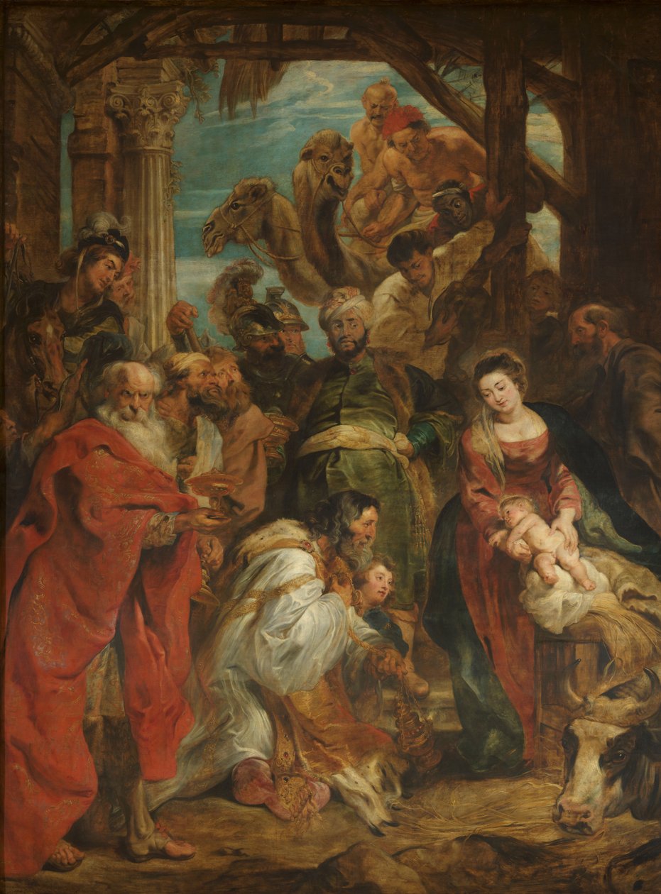 De hellige tre kongers tilbedelse av Peter Paul Rubens