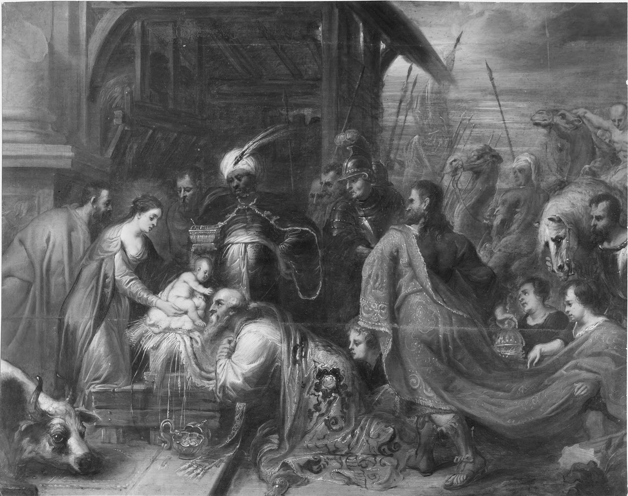 De hellige tre kongers tilbedelse av Peter Paul Rubens